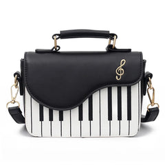 Piano Shoulder Bag Women Crossbody Square Top-handle
