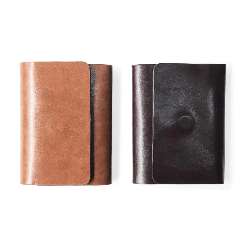 Leather Wallet Men Business Vintage Pocket Bag