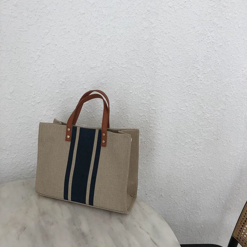 Pink Canvas Shoulder Bag Women Handbag Crossbody Purse