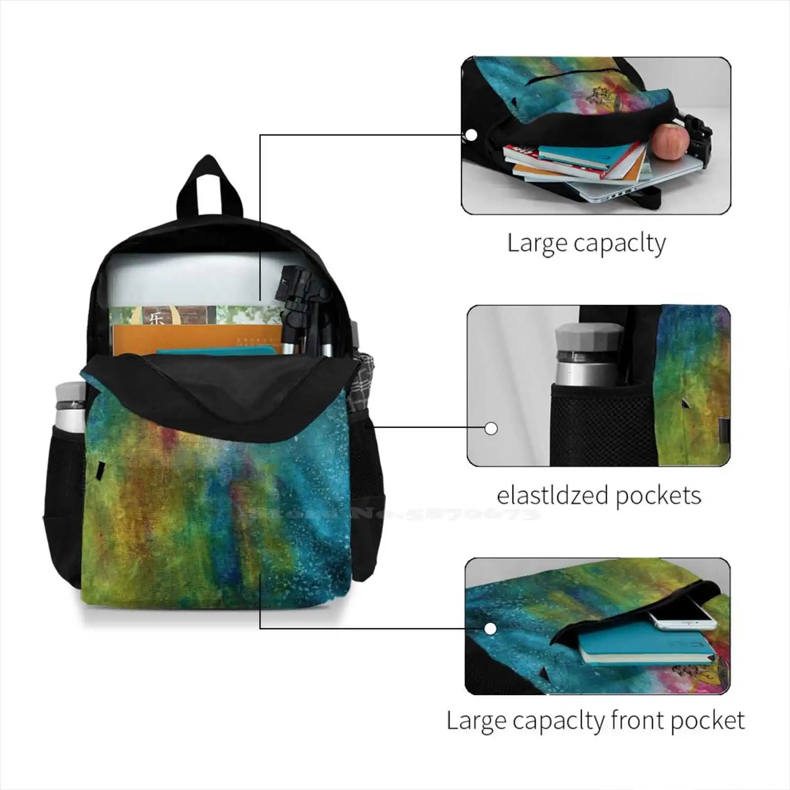 Pioneers Travel Laptop School Backpack Bag Mushrooms The Immys Pioneers