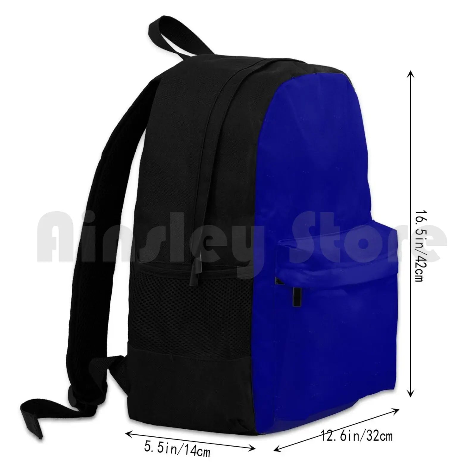 Solid Dark Blue Outdoor Hiking Backpack Waterproof Camping Travel