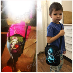 Farm Tractor Print Messenger Bag for Teens Travel Shoulder Crossbody Bags