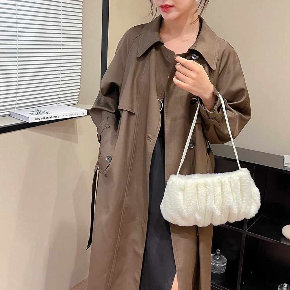 Soft Cloud Casual Shoulder Bag for Travel Vacation