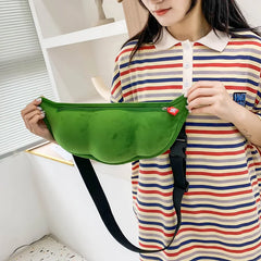Peas Shaped Cartoon Handbag Shoulder Bag Crossbody Phone Purse