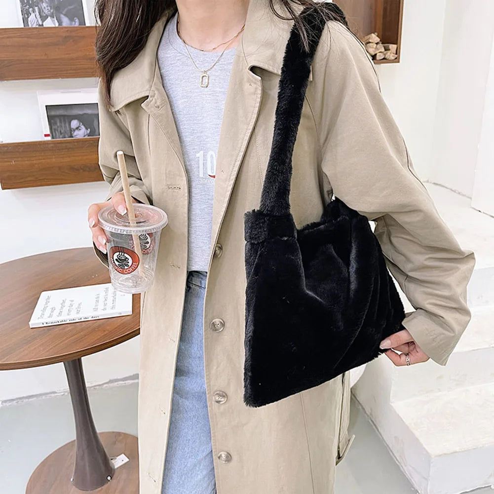 Cherry Pattern Printing Shoulder Bag Casual Lady Shopper Handbag