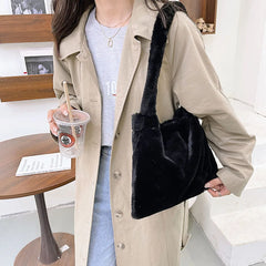 Cherry Pattern Printing Shoulder Bag Casual Lady Shopper Handbag