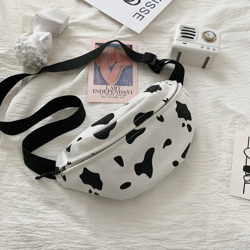 Small Chest Bag Wild Girl Japan Korea Canvas Messenger Style