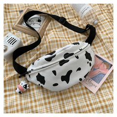 Small Chest Bag Wild Girl Japan Korea Canvas Messenger Style