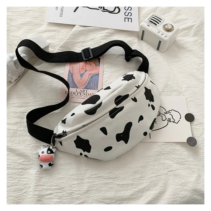 Small Chest Bag Wild Girl Japan Korea Canvas Messenger Style