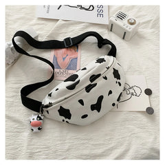 Small Chest Bag Wild Girl Japan Korea Canvas Messenger Style