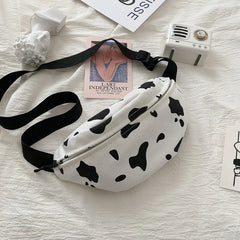 Small Chest Bag Wild Girl Japan Korea Canvas Messenger Style