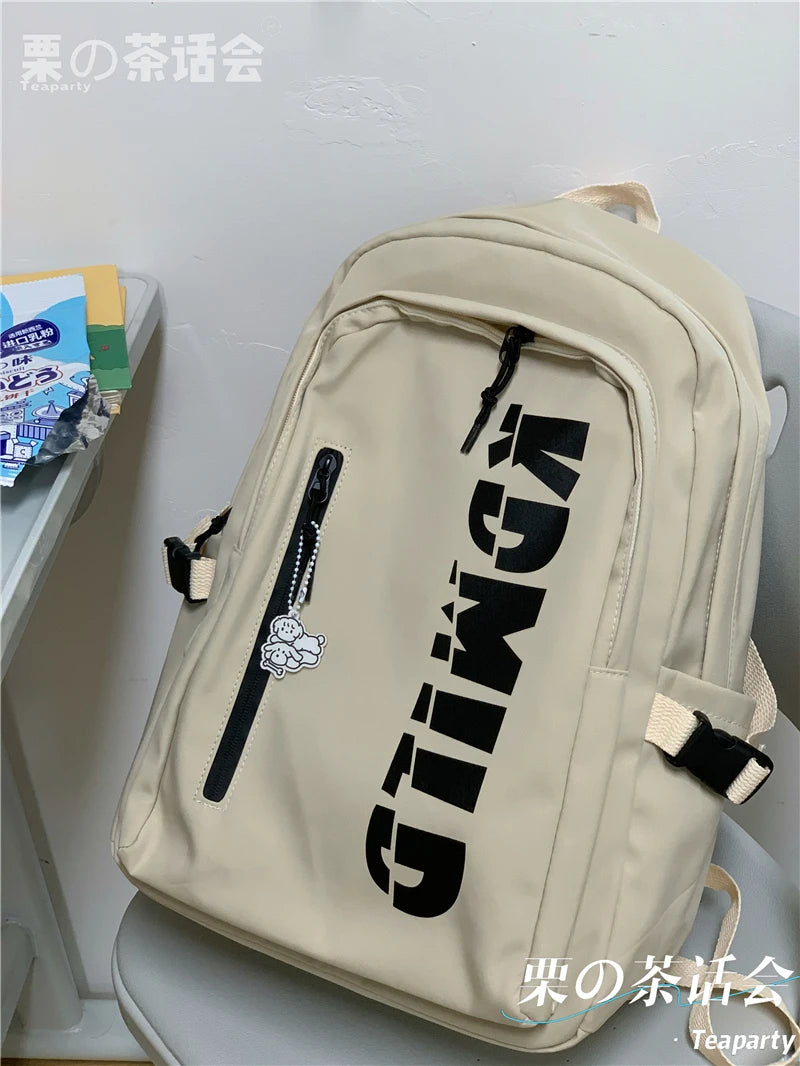 Polyester Waterproof Bag Large Capacity Student Schoolbag