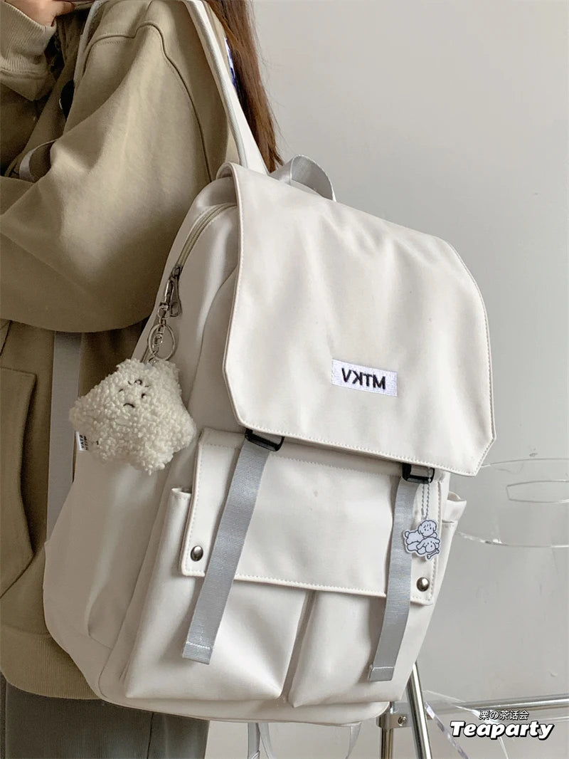 Polyester Waterproof Bag Large Capacity Travelling Bag Casual Schoolbag