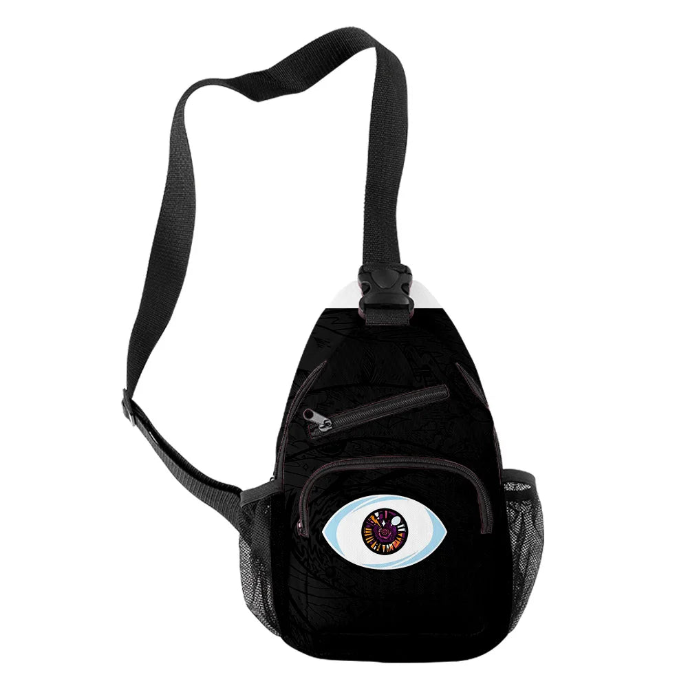 Bad Bunny Crossbody Chest Bag Waterproof Sports Travel 3D Print Shoulder Bag