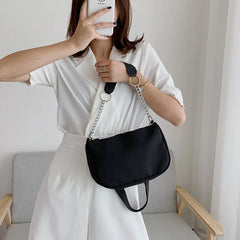High Shoulder Bag Crossbody Chain Strap Underarm Bag