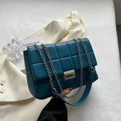 Women's Messenger Bag PU Leather Large Capacity Shoulder Handbag