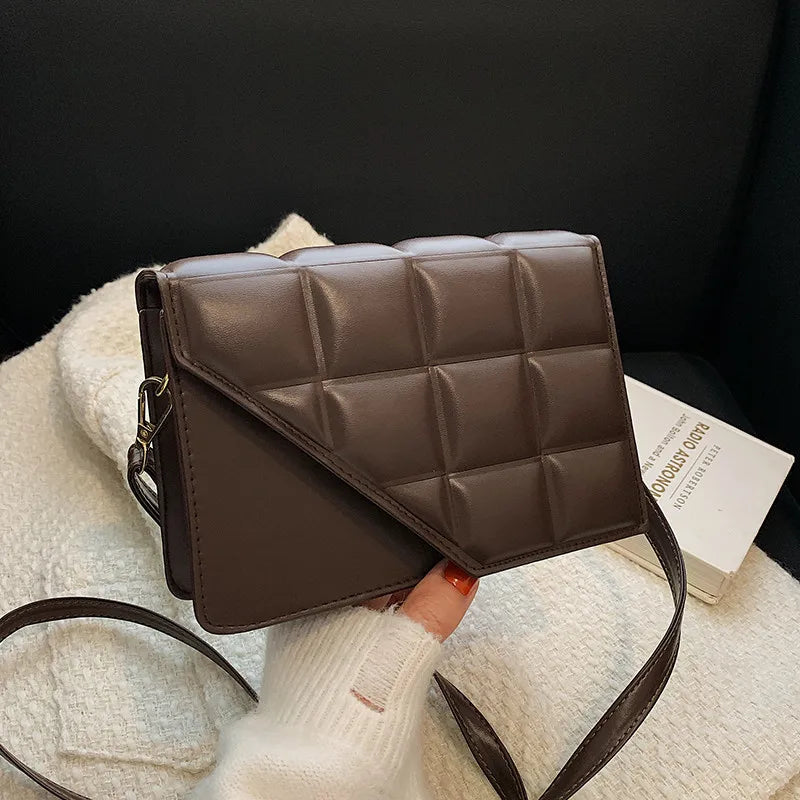 Rhombus Women's Bag Texture Shoulder Bag All-match Messenger Bag Women Handbags