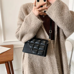 Rhombus Women's Bag Texture Shoulder Bag All-match Messenger Bag Women Handbags
