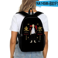 Tokyo Revengers Student Bookbag Waterproof 3D Print Backpack