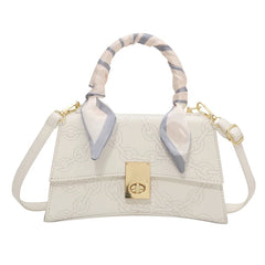 Casual Silk Scarf Shoulder Messenger Bag for Women