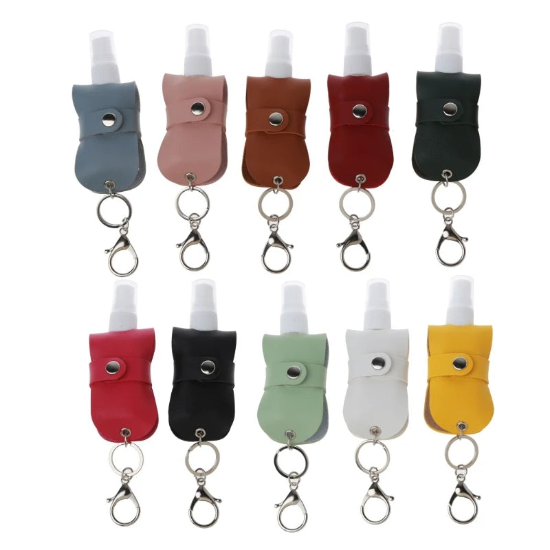50ml Squeeze Spray Bottle with Keychain Holder