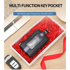 Car Key Fob Holder Wallet Zipper Organizer for Men