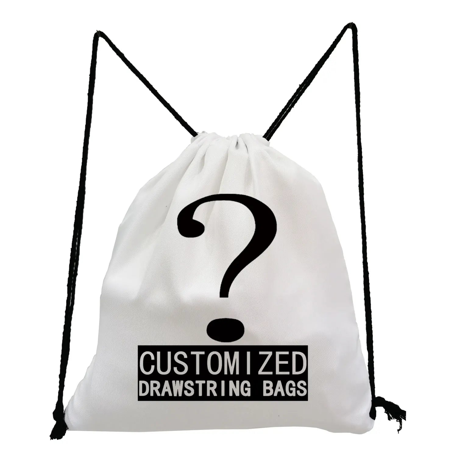 Colorful Floral Drawstring Shoes Bag Backpack for Students
