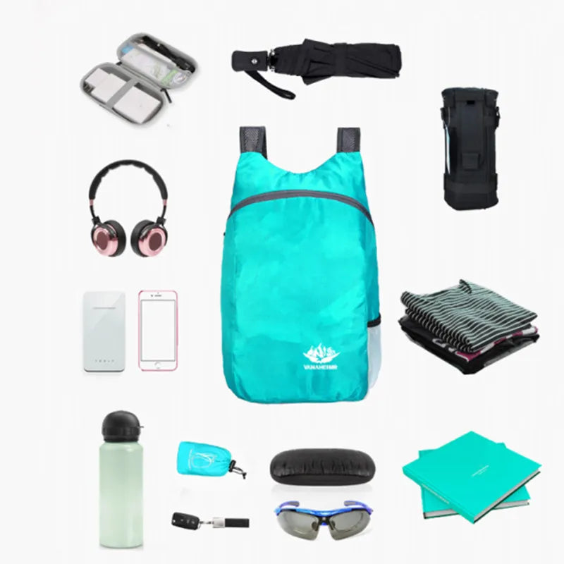 Folding Sports Backpack Waterproof Lightweight Large Capacity