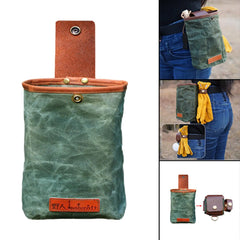 Portable Foraging Pouch Waist Bag Canvas Mushroom Berry Storage Bag