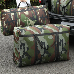 Portable Green Camouflage Bag Folding Travel Bags Nylon Waterproof