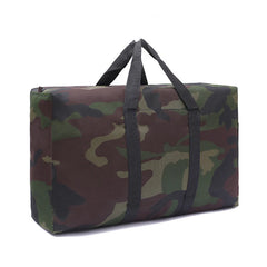 Portable Green Camouflage Bag Folding Travel Bags Nylon Waterproof