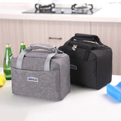 Insulated Lunch Bag Cooler Handbag Bento Pouch Food Storage Bags