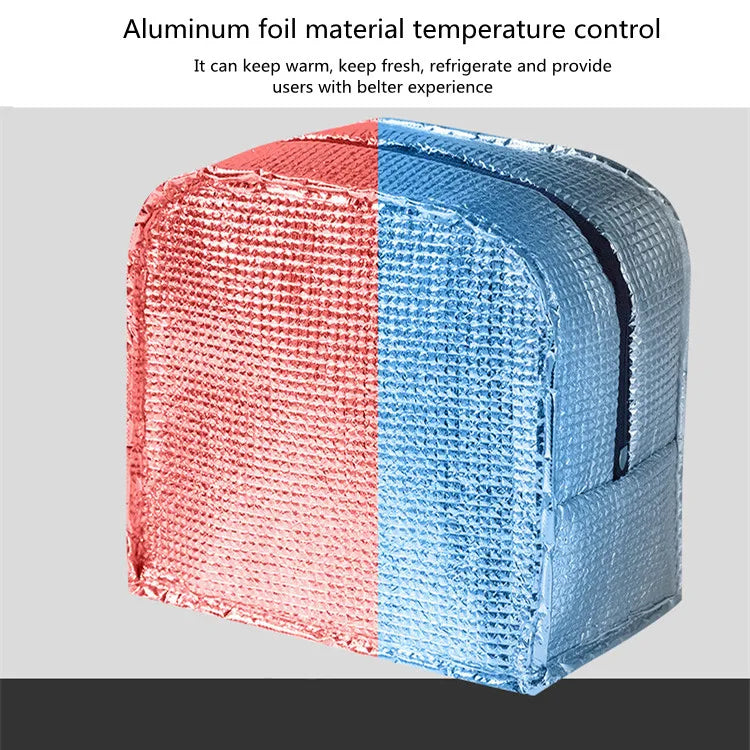 Portable Lunch Bag Food Insulation Handbag Student Aluminum Foil Keep Warm