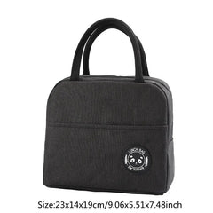 Portable Lunch Bag Food Insulation Handbag Student Aluminum Foil Keep Warm