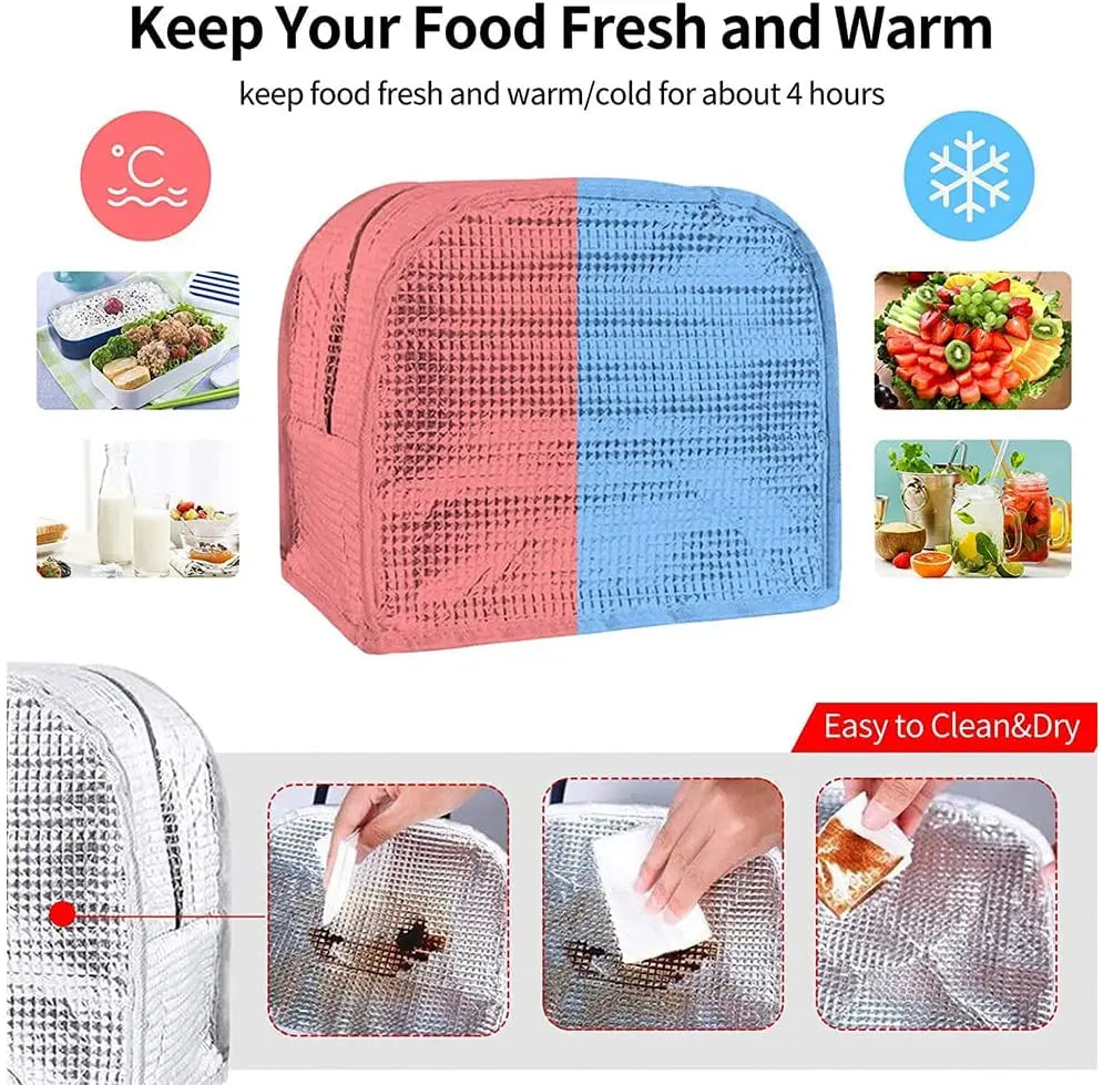 Portable Lunch Bags Fresh Cooler Pouch for Office Students Couples