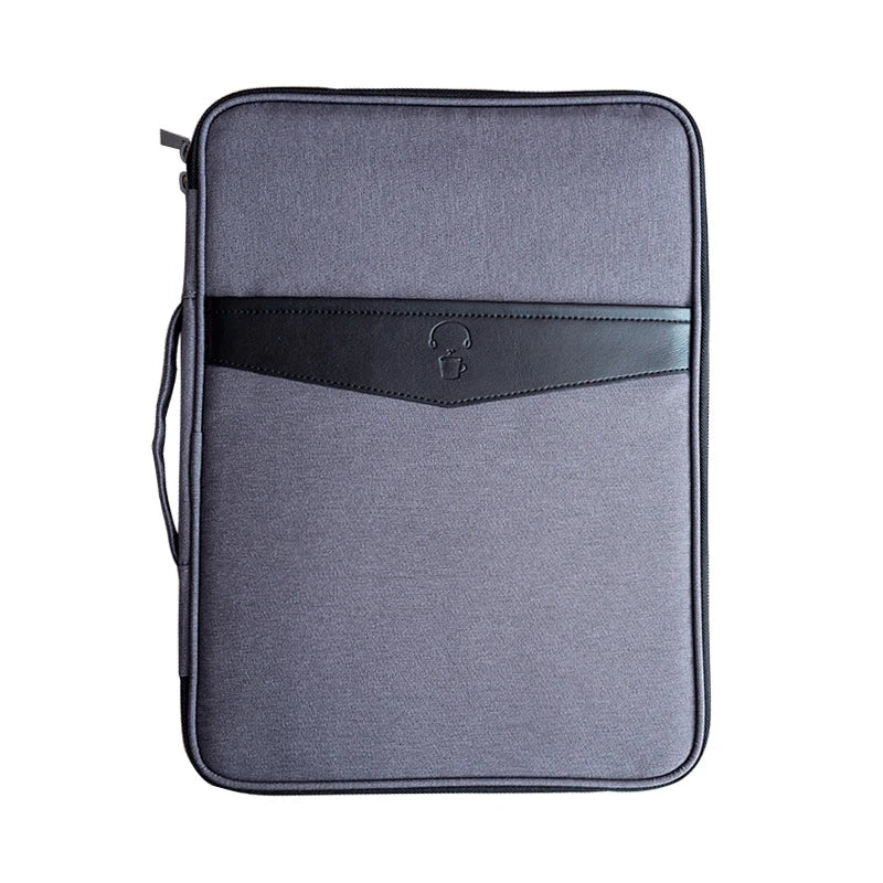 Men's A4 Document Bag Waterproof Briefcase Laptop Notebook Pouch