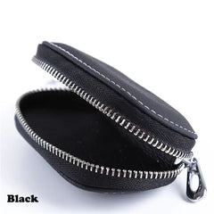 Protective Auto Car Key Bag Cover Zipper Leather Case