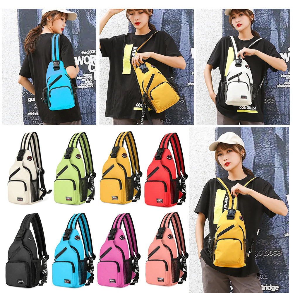 Portable Crossbody Chest Bag Waterproof Travel Backpacks