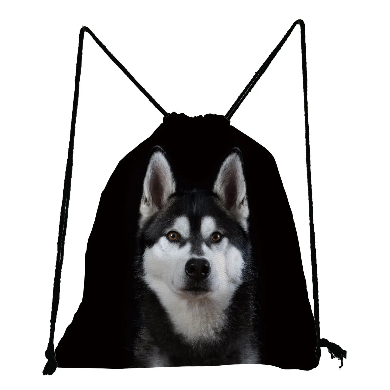 Animal Drawstring Pocket Printed High Casual Backpacks for Students