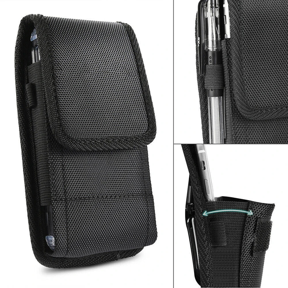 Portable Solid Phone Pouch Fanny Pack Belt Clip Waist Storage Bag