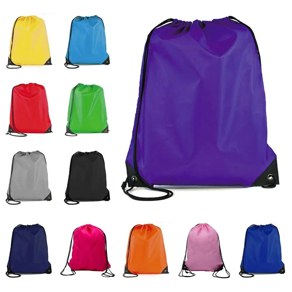Thicken Drawstring Belt Sports Bag Gym Backpack Waterproof