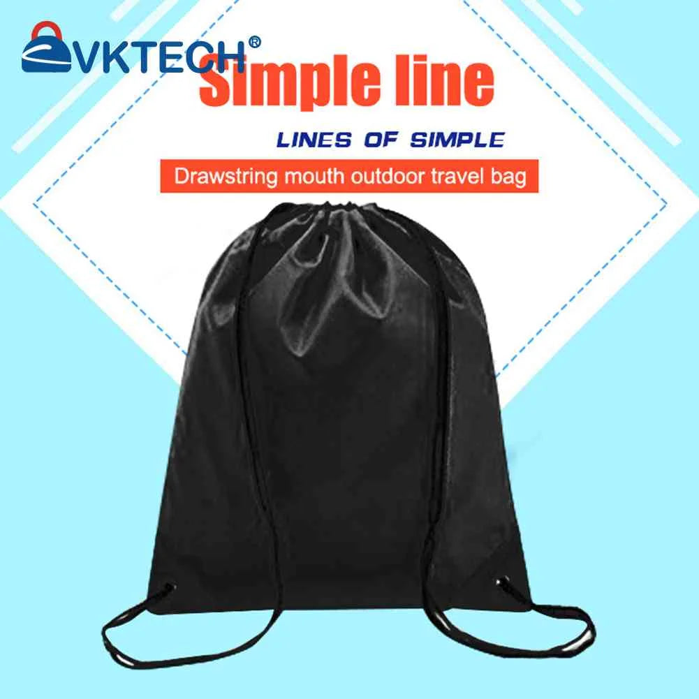 Waterproof Drawstring Sack Gym Fitness Travel Bag