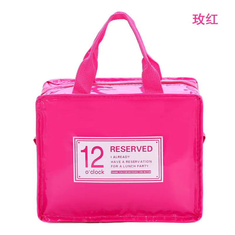 Portable Thermal Lunch Bags Insulated Cooler Tote Picnic Food Container