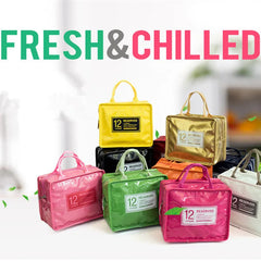 Portable Thermal Lunch Bags Insulated Cooler Tote Picnic Food Container
