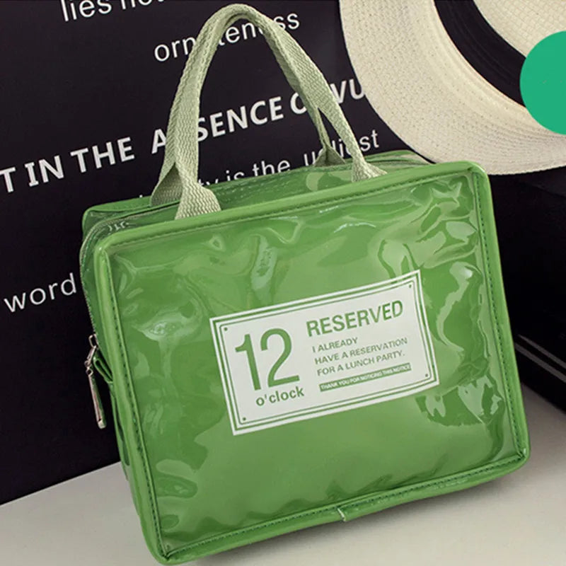 Portable Thermal Lunch Bags Insulated Cooler Tote Picnic Food Container