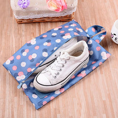 Portable Waterproof Travel Shoe Bag Nylon Storage Organizer Zipper Tote