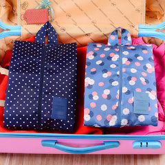 Portable Waterproof Travel Shoe Bag Nylon Storage Organizer Zipper Tote