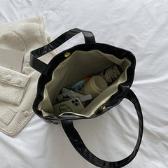 Women Cotton Padded Nylon Large Capacity Travel Handbag