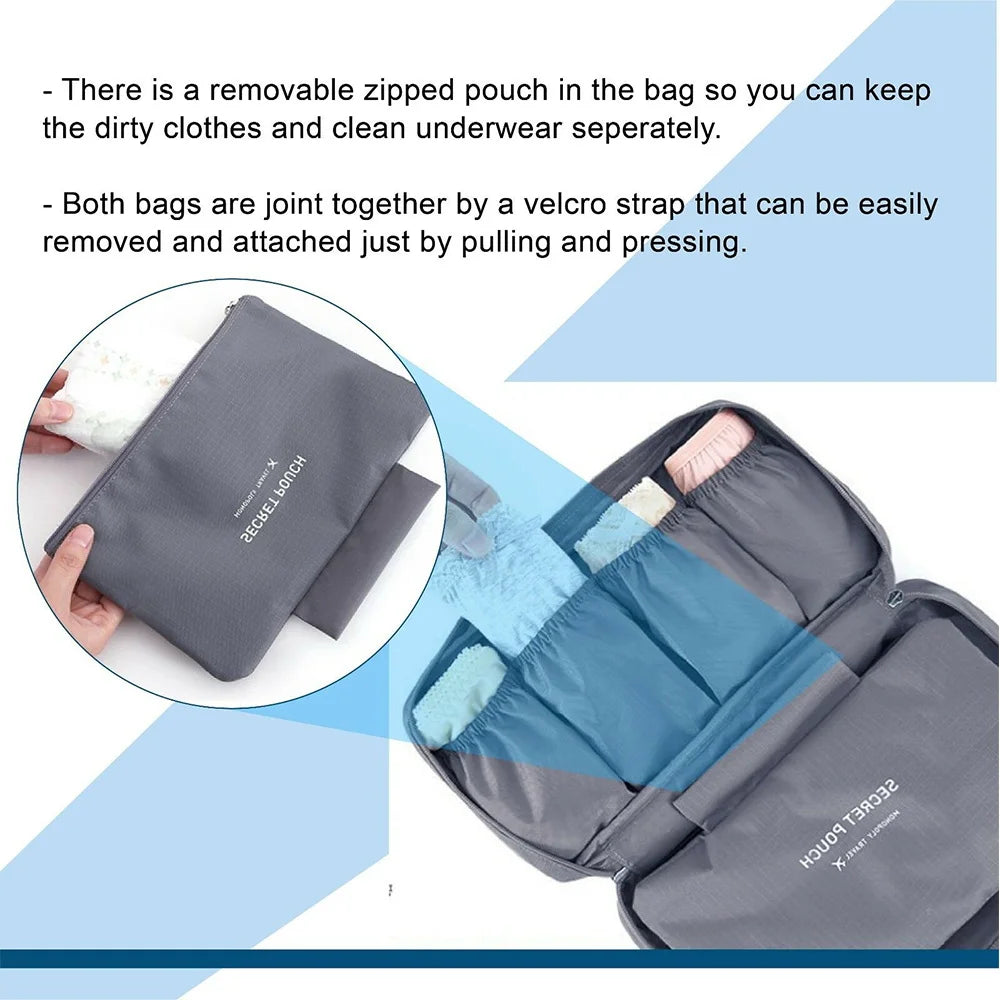 Women Travel Bra Storage Bag Underwear Organizer Waterproof Tote Bags