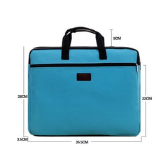 Canvas A4 Document Bag Office Zipper Briefcase
